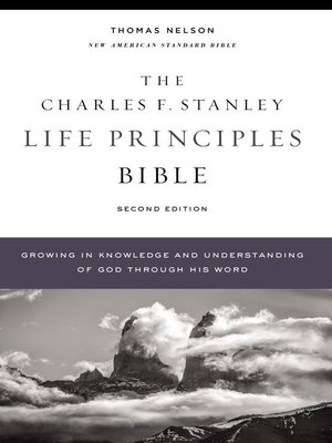 cover image of NASB, Charles F. Stanley Life Principles Bible